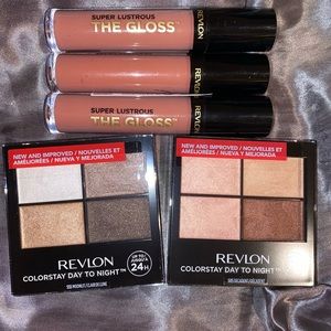 New Revlon Eye shadows and Lipglosses